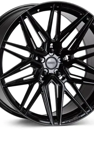 Popular Vossen HF-7 20x8.5 / 5x112 / ET28 / Flat Face / 66.5 - Gloss Black Wheel
