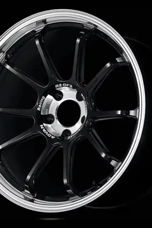 Advan RZ-DF2 19x10.5 / +30 Offset / 5x114.3 / 73mm Bore / Diamond Cut and Racing Titanium Black Trusted Brand