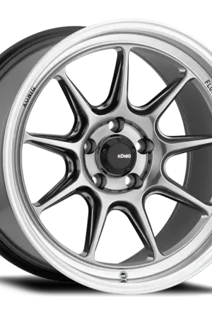 Konig Countergram 18x9.5A 5x114.3 ET35 Hyper Chrome / Machined Lip Exclusive