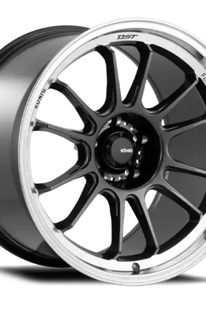 Konig Hypergram 18X11 5X114.3 ET15 Metallic Carbon W/ Machined Lip Flow Formed Low Price