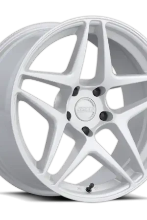 Kansei K15W Astro 19x8.5in / 5x112 BP / 35mm Offset / 66.6mm Bore - Gloss White Wheel Genuine