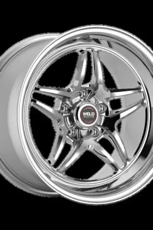 Limited Edition Weld S81 17x5 / 5x115 BP / 2.2in BS Polished Wheel (High Pad) - Non-Beadlock
