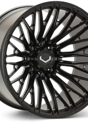 Vossen VFX-04 22x10 - 8x180 - ET18 - Super Deep - 124.3 - Satin Black Wheel Factory Price