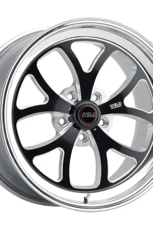 Direct From Factory Weld S76 18x5 / 5x115 BP / 1.6in. BS Black Wheel (High Pad) - Non-Beadlock