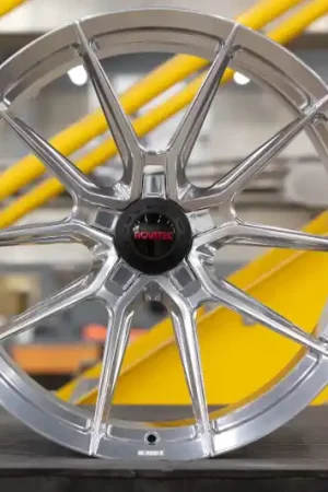 Vossen x Novitec NF10 22x12in - 5x114.3 BP - ET57 - Brushed Gloss Clear Ferrari 458 / F12 Rear Wheel Free Shipping