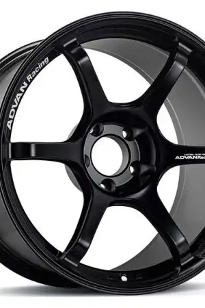 Luxury Advan RG-4 18x10.5 +32 5x112 Semi Gloss Black Wheel