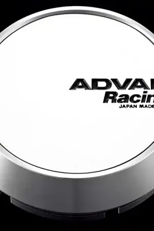 Advan 63mm Middle Centercap - White/Silver Alumite Buy Today