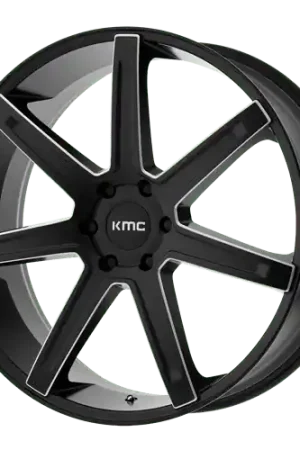 KM700 22X9.5 6X5.5 S-BLK MILL 15MM Free Delivery