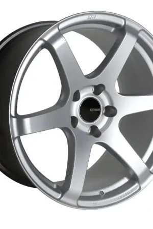 Super Sale Enkei T6S 18x8 35mm Offset 5x114.3 Bolt Pattern 72.6 Bore Matte Silver Wheel
