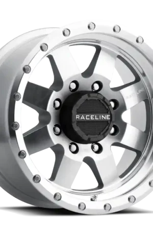 Free Returns Raceline 935MC Defender 17x9in / 8x170 BP / -12mm Offset / 130.81mm Bore - Machined Wheel