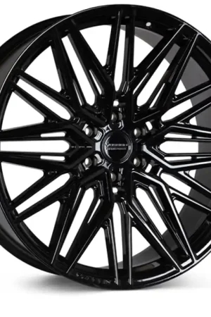 Vossen HF6-5 22x12 / 6x135 / ET-44 / Ultra Deep Face / 87.1 - Gloss Black Wheel Big Sale