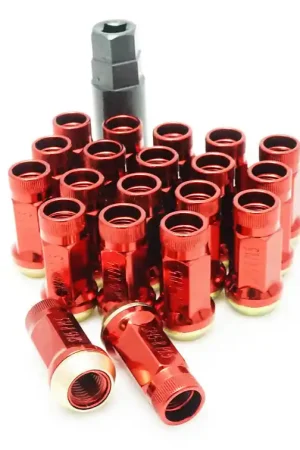 Wheel Mate Muteki SR45R Lug Nut Kit Lock Set 12x1.5 45mm - Red 4pcs Cheap