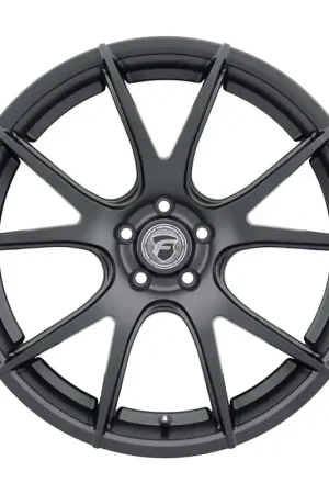 Forgestar CF5V 19x13 / 6x114.3 BP / ET62 / 9.4in BS Satin Black Wheel Flash Sale