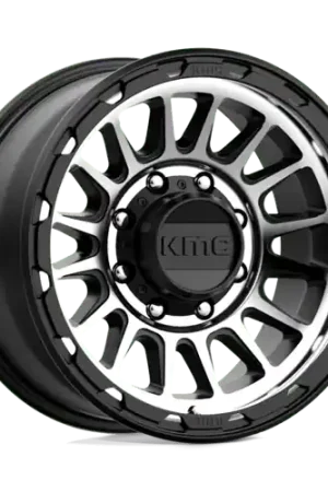 Worldwide Shipping KM542 17X8.5 8X170 S-BLK MACH 00MM