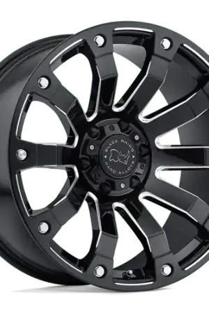 BRSLK 18X9 6X5.5 G-BLK-MILL 12MM Direct From Manufacturer