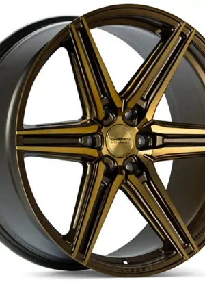 Super Sale Vossen HF6-2 20x9.5 / 6x139.7 / ET15 / Deep Face / 106.1 - Tinted Matte Bronze Wheel