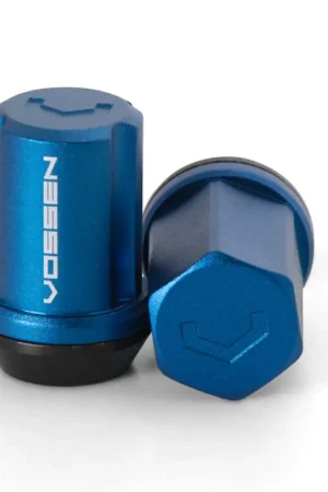 Vossen 35mm Lock Nut - 12x1.5 - 19mm Hex - Cone Seat - Blue (Set of 4) Holiday Sale