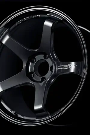 Hot Picks Advan GT Beyond 19x10.0 +25 5x114.3 Racing Titanium Black Wheel