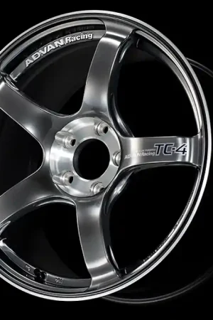 Direct From Manufacturer Advan TC-4 SE 15x5.0 / +45 Offset / 4x100 / 63mm Bore / Racing Hyper Black and Diamond Cut