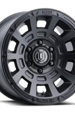 In Demand ICON Thrust 17x8.5 5x4.5 0mm Offset 4.75in BS Satin Black Wheel