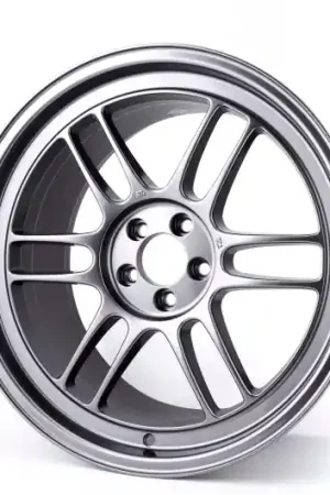 Original Enkei RPF1 18x9.5 5x100 38mm Offset Dark Silver Wheel