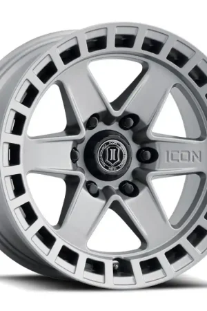 ICON Raider 17x8.5 6x5.5 0mm Offset 4.75in BS Titanium Wheel Premium