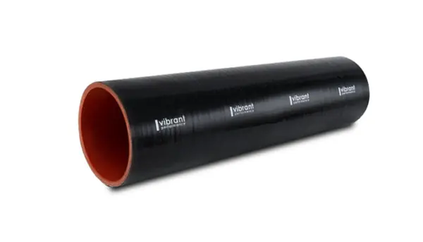Vibrant Silicone Straight Hose Coupler 0.50in ID x 12.00in Long - Gloss Black Place Order
