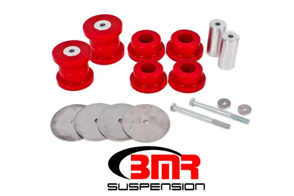 Last Chance BMR 16-17 6th Gen Camaro Rear Cradle Bushing Kit (Polyurethane) - Red