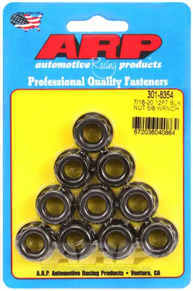ARP 7/16-20 5/8 Socket 12 pt Nut Kit Place Order