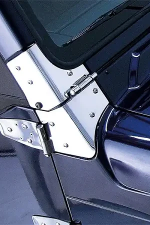 Wholesale Rugged Ridge 97-06 Jeep Wrangler Stainless Steel Windshield Hinges