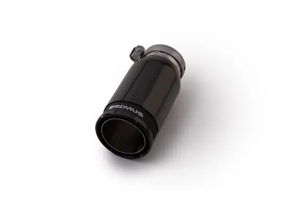 Flash Sale Remus Universal Sport Exhaust 84mm Blk Chrm Straight w/Carbon Insert & Adj Clamp Tail Pipe (Single)