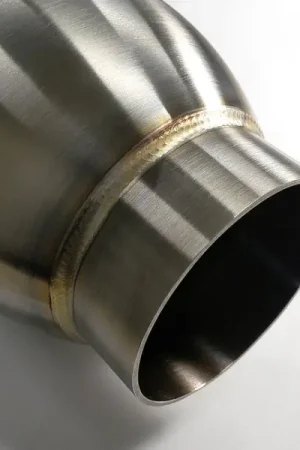 Stainless Bros 3.5in Round Body x 12.0in Length 2.50in Inlet/Outlet Bullet Resonator Place Order