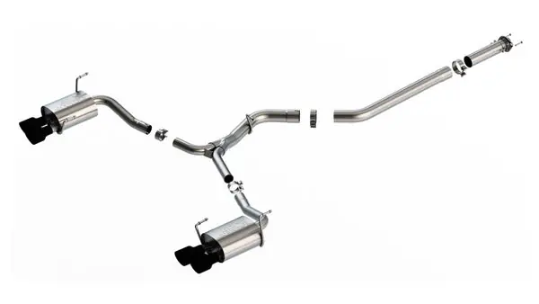 Popular Borla 2022 Subaru WRX 2.4L Turbo AT/MT AWD S-Type Catback Exhaust CB Tips
