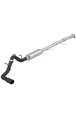 Luxury MBRP 2023+ Chevy Colorado/GMC Canyon Aluminized Steel 3in Cat-Back Single Side Exit - Black