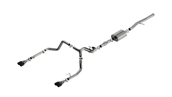 Borla 2024 Chevy Silverado 1500 6.2L V8 ATAK Catback Exhaust w/ Simulator - Black Chrome Money Back Guarantee