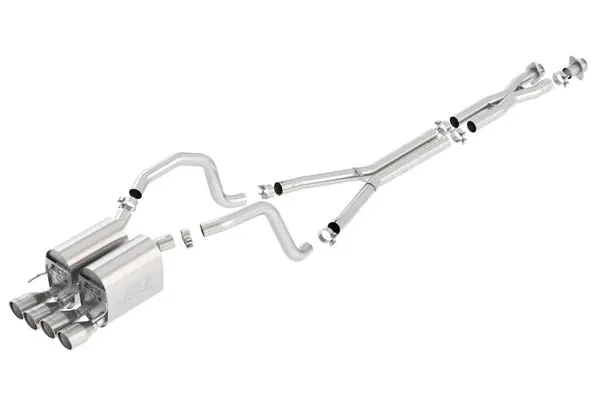 Hot Picks Borla 05-08 Chevrolet Corvette Coupe/Conv 6.0L/6.2L 8cyl 4spd/6spd RWD inS-Type IIin Catback Exhaust