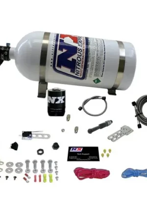 Hot Picks Nitrous Express Dry EFI Single Nozzle Nitrous Kit (35-150HP) w/10lb Bottle