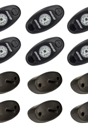 Don’t Miss Out A-Series LED Universal Rock Light Kit, High Power Blue, Set Of 6