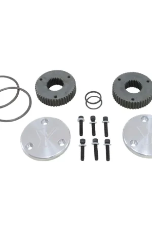 Yukon Gear Hardcore Drive Flange Kit For Dana 44 / 30 Spline Outer Stubs. Yukon Engraved Caps Modern