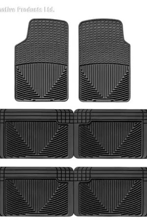 Modern WT Rubber Mats - Rear - Blk