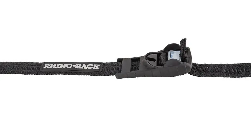 Rhino-Rack Rapid Tie Down Straps - 2.5m/8ft - Pair - Black Holiday Sale