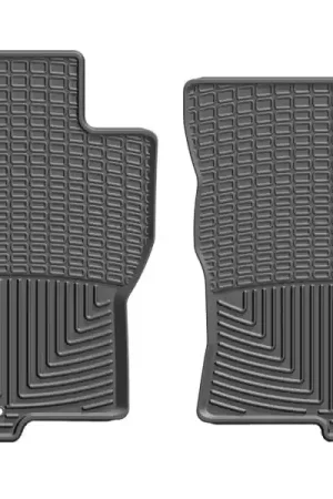 WeatherTech 2008 Nissan Frontier King Cab/Crew Cab Front Rubber Mats - Black High Quality