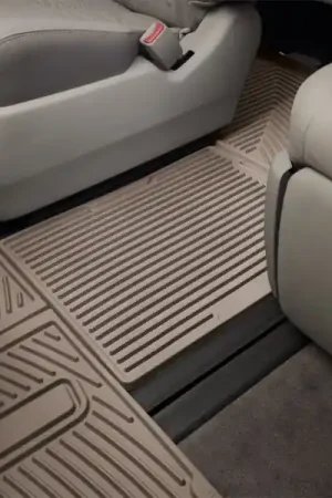 Exclusive WeatherTech 11+ Toyota Sienna Rear Rubber Mats - Tan