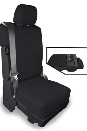 PRP 2015+ Ford F150 / 2017+ Super Duty Center Jump Seat Cover w/ Upper Console - Blue Affordable