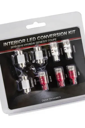Exclusive Offer Diode Dynamics 10-16 Hyundai Genesis Coupe Interior Kit Stage 2 - Red