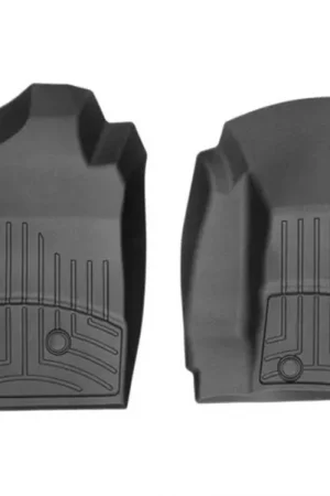 WeatherTech 2015+ Chevrolet Silverado 3500 Regular Cab Front FloorLiner - Black Trusted Brand