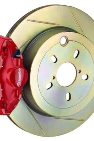 Brembo 12-16 FRS Exc w/ Elec Park Brake Rr GT BBK 2 Pis Cast 2pc 316 x20 1pc Rtr Slot Type1-Red Exclusive Offer