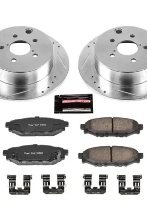 Power Stop 16-18 Subaru Crosstrek Rear Z23 Evolution Sport Brake Kit Buy Today