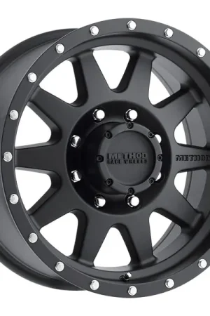 Method MR301 The Standard 20x9 +18mm Offset 8x6.5 130.81mm CB Matte Black Wheel Seasonal Sale