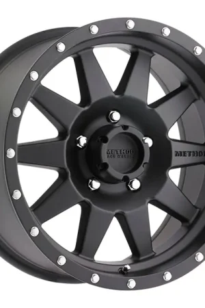 Reduced Price Method MR301 The Standard 15x7 -6mm Offset 5x4.5 83mm CB Matte Black Wheel